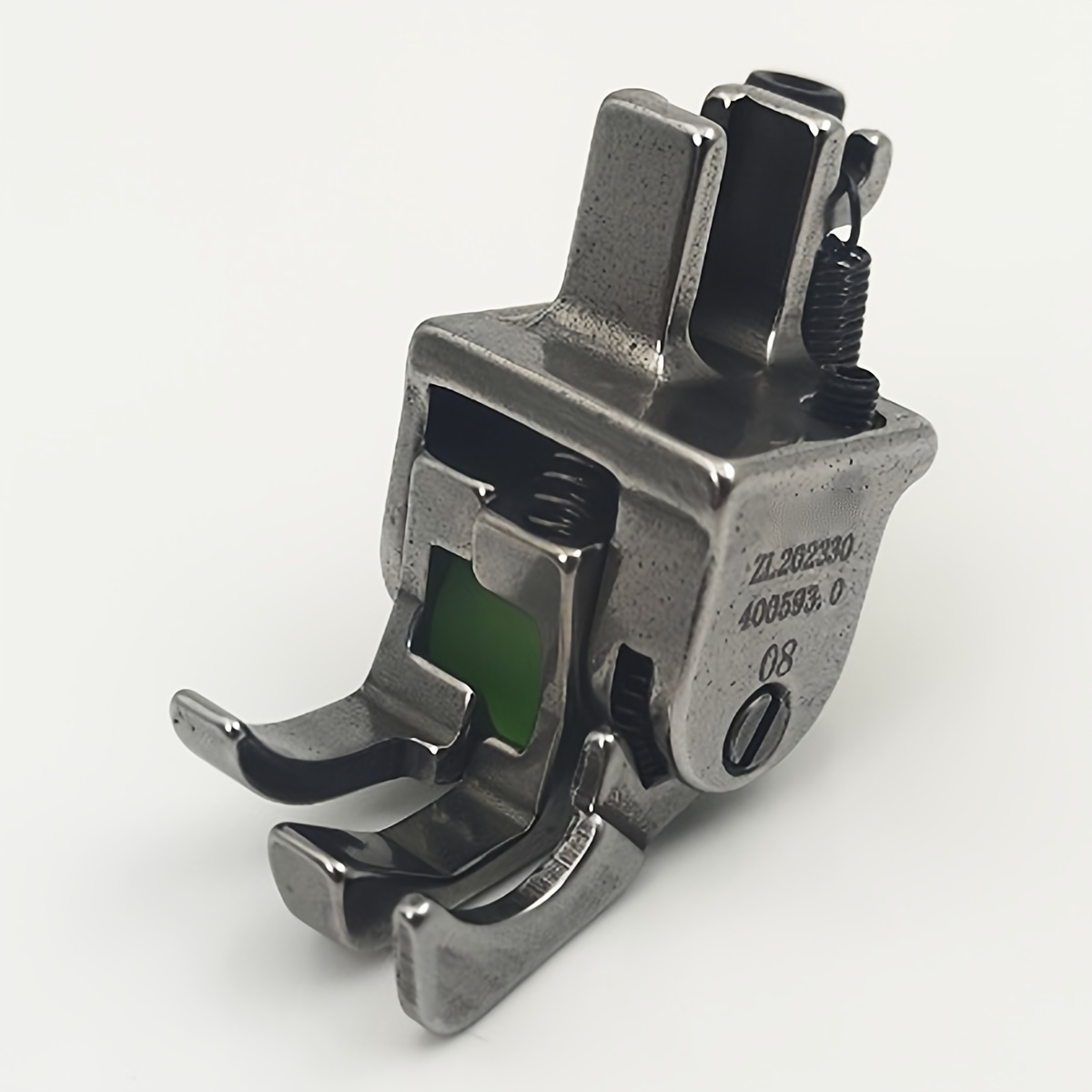 Industrial Sewing Machine Roller Foot for Juki Jack Brother, Even Stitching Presser Foot for Heavy Fabrics Zipper Piping (High-Low Adjustable)