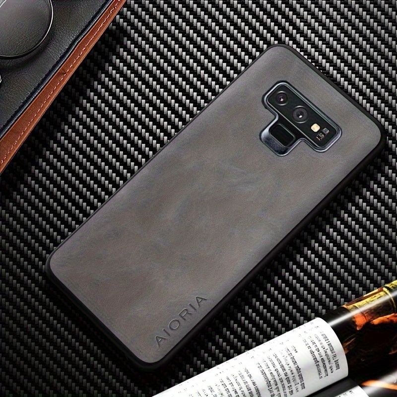 TEMU Phone Case - Fashion Phone Case For Galaxy Note 9 Durable Faux Leather Case