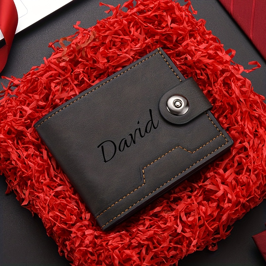 A Personalized Men's Short, Lightweight And Large-capacity Wallet With Multiple Card Slots, Fashionable And Unique…: retailer-supplied image