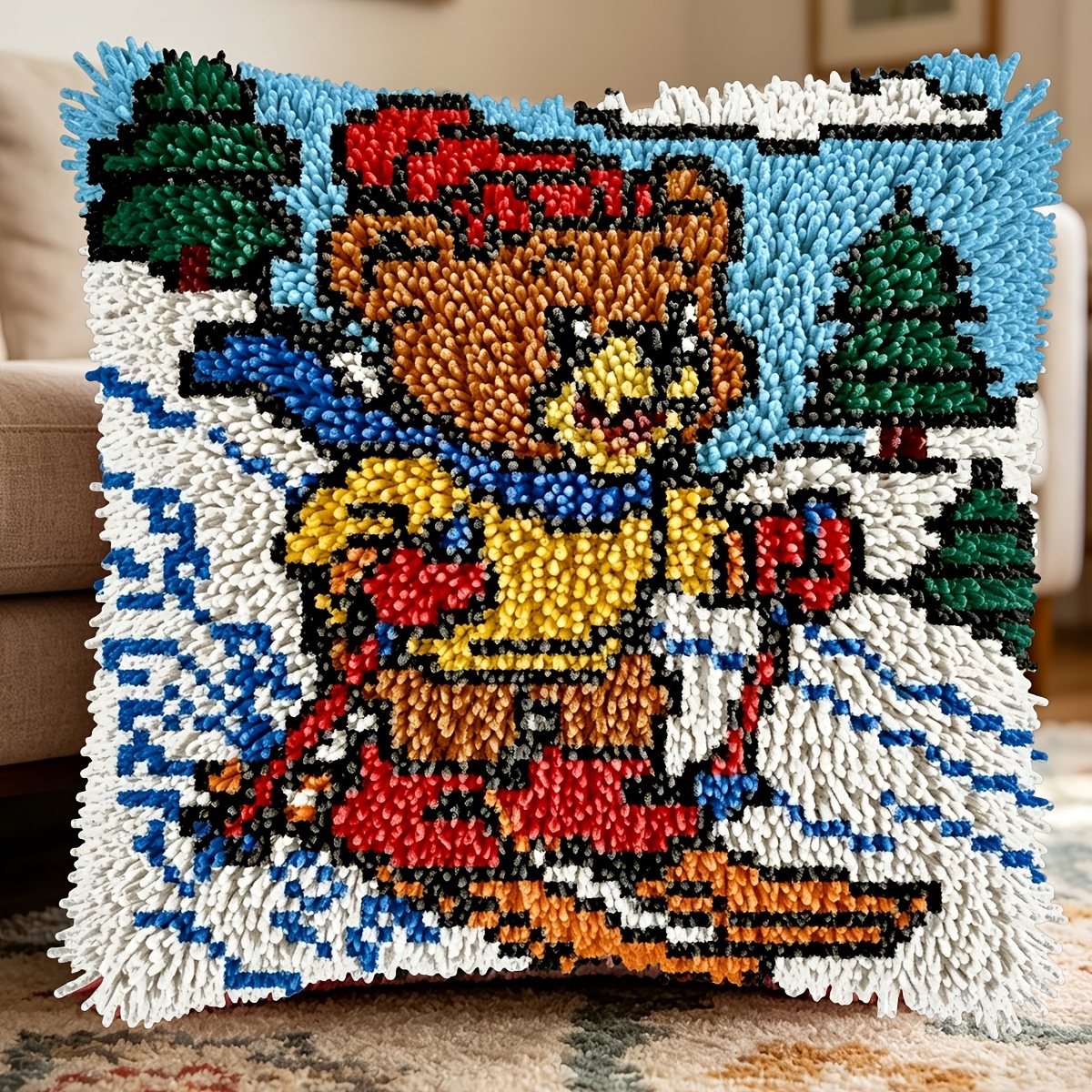 Adult Hook Lock Kit Printed Canvas Tapestry