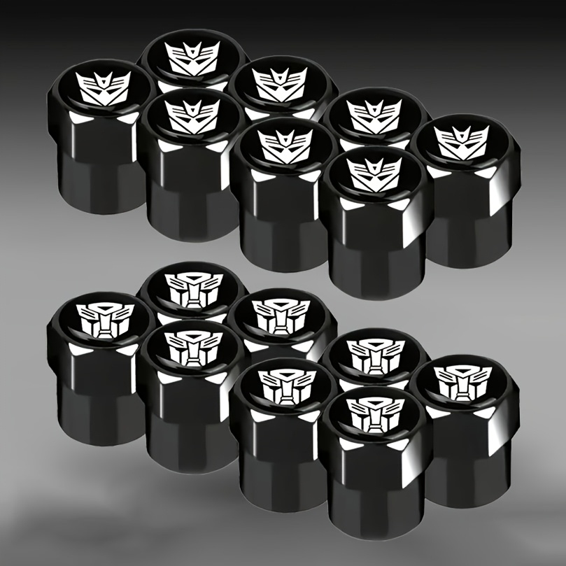 8pcs Metal Auto Car Truck Bke Wheel Ar Vale Stem Cap Tre Rm Dust