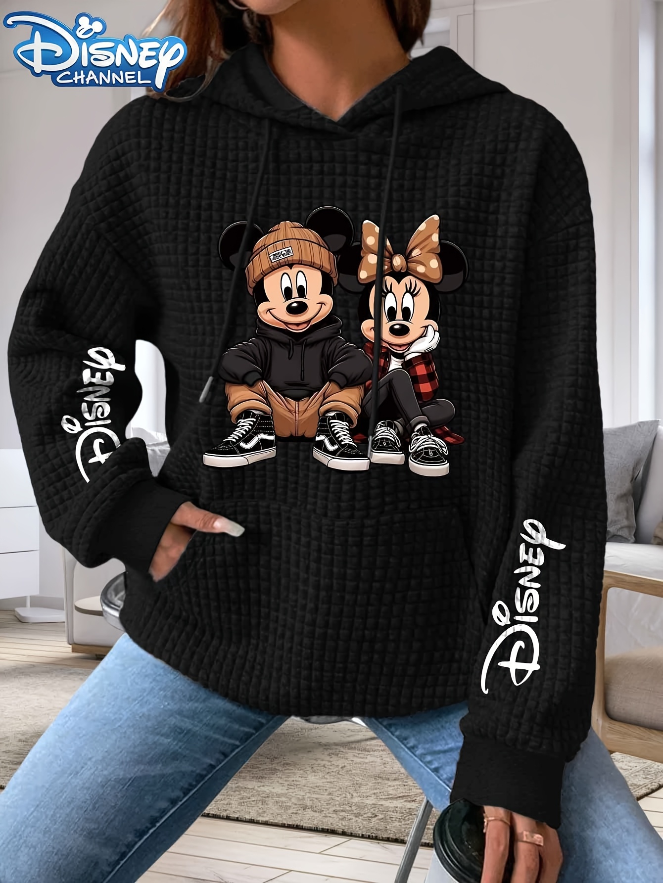 Dames Mickey & Minnie Mouse Officieel Gelicentieerde Hoodie