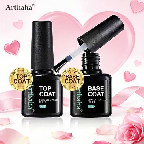 arthaha gel polish set soak off led lamp long lasting for nail art manicure professional gel nail care for women compatible with lamp