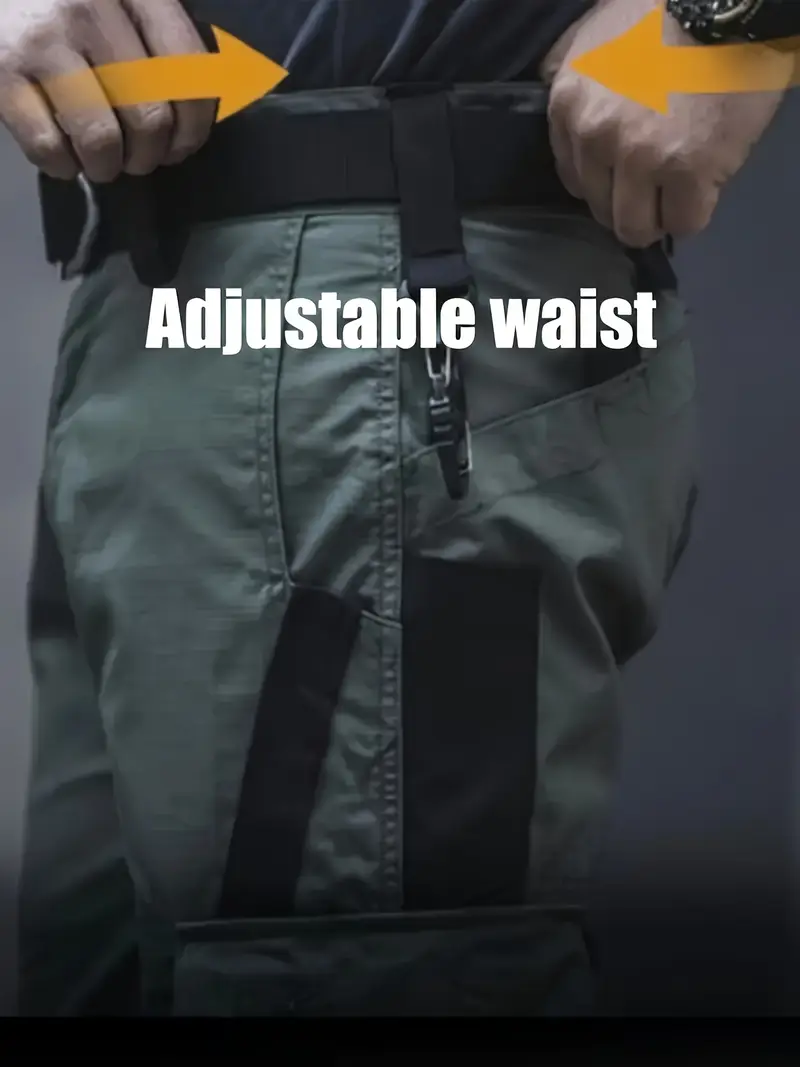 pantalones cargo para hombre resistencia - múltiples bolsillos utilitarios, no elástico para senderismo, camping y gimnasio - pantalones todo en color (/ ) - lavables a máquina, ropa para exteriores, diseño , material , estilo resistente, construcción robustecida 4
