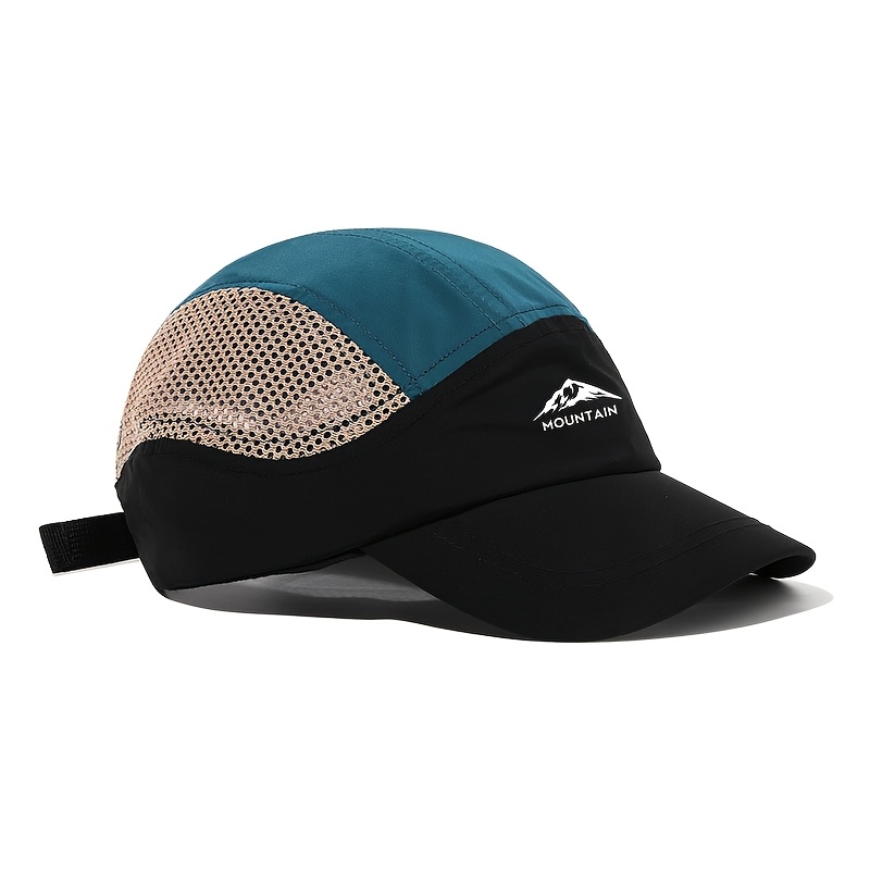TEMU Cappellino da professionale da , cappello a pannelli traspirante ad asciugatura rapida, visiera parasole regolabile per esterni, per