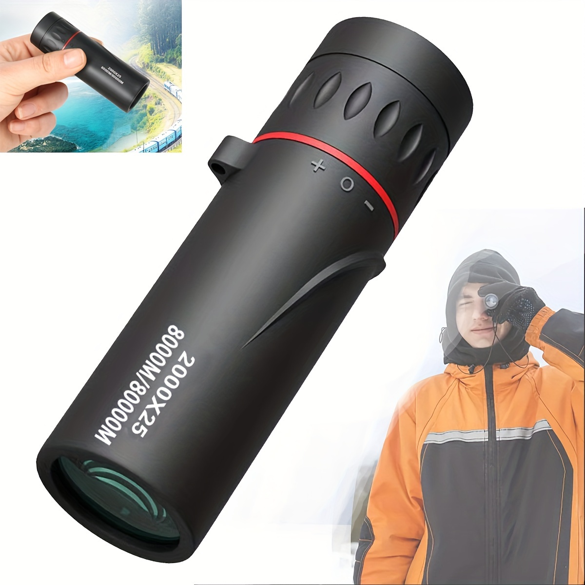 

Hd Magnification Monocular, Mini Portable Monocular, Pocket Monocular, Telescope With High Magnification