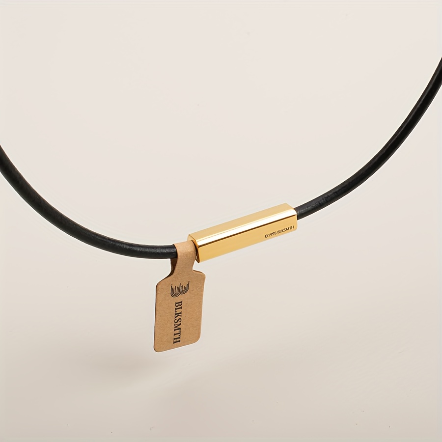 BLKSMTH Women's Leather Collarbone Necklace Gift