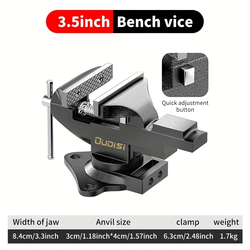 TEMU 3.5 Inch Fast Vise Worktable, Multi-functional Heavy-duty Vise, Household Vise, Fixture