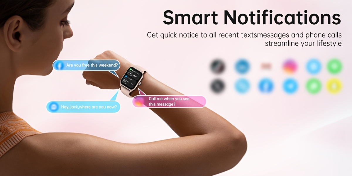 mothers day gift   womens smart watch mens wireless calling 1 8 inch hd touchscreen fitness   100 sports   built in alexa smartwatch suitable for iphone and   Product details 6