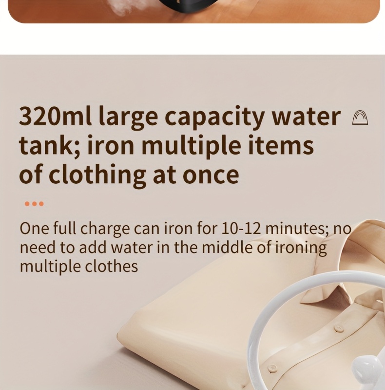 US Plug-in 3-Speed Garment Steamer with Large Water Tank, Gentle Heat & Multiple Ironing Modes - Lightweight Ergonomic Design for Quick Wrinkle Removal, Home & Professional Use, Clothes Ironing, Sleek Iron, Durable Construction 26 US Plug-in 3-Speed Garment Steamer with Large Water Tank, Gentle Heat & Multiple Ironing Modes - Lightweight Ergonomic Design for Quick Wrinkle Removal, Home & Professional Use, Clothes Ironing, Sleek Iron, Durable Construction