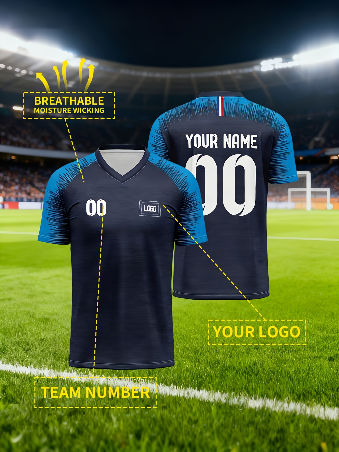 soccer football shirts sold on Temu United States