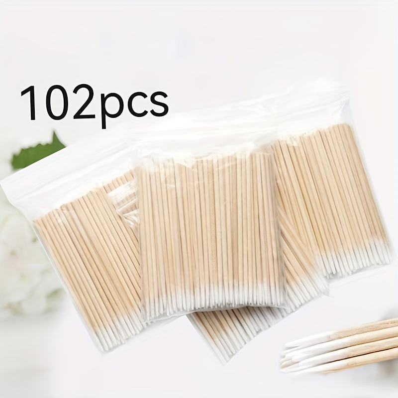 Small Headed Pointed Tip Tweezing Needles, Fine Headed Eyebrow Shaping And Eyeliner Cleaning Swabs.