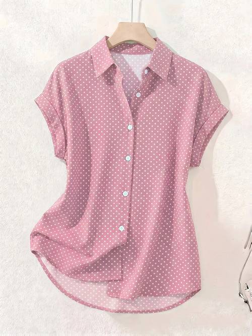 imagen del artículo camisa de manga corta con y botonadura simple