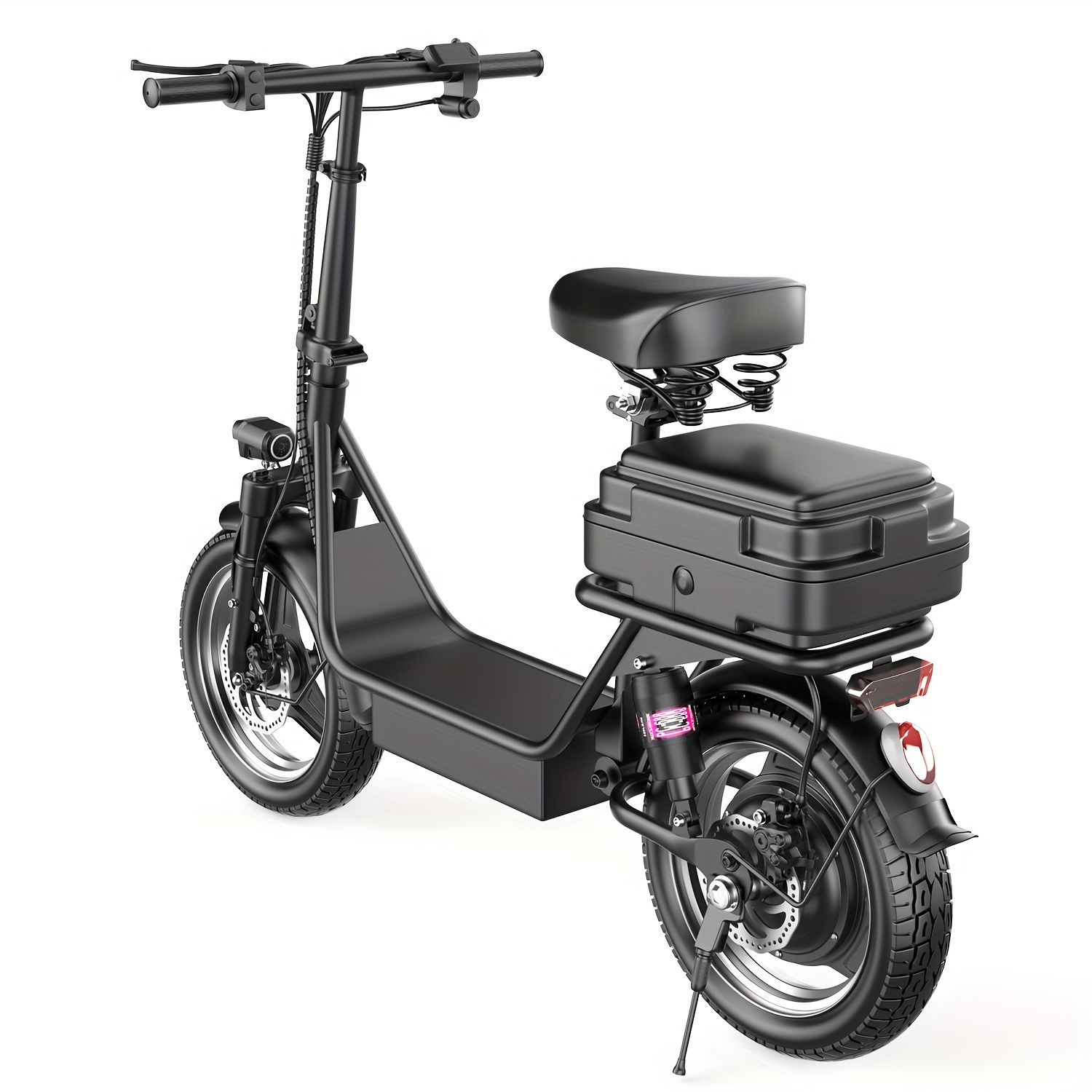 

Electric Scooter Adults, 500w (650w ) Motor, 20mph Speed 30miles Long Range Electric Scooter With Seat, Dual Disc Brakes, E Scooter For Commuter, Travel