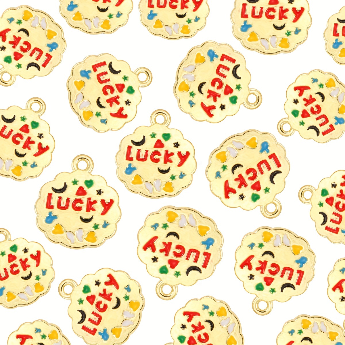 

80pcs Alloy Lettering Pendants Diy Bracelet Necklace Accessories