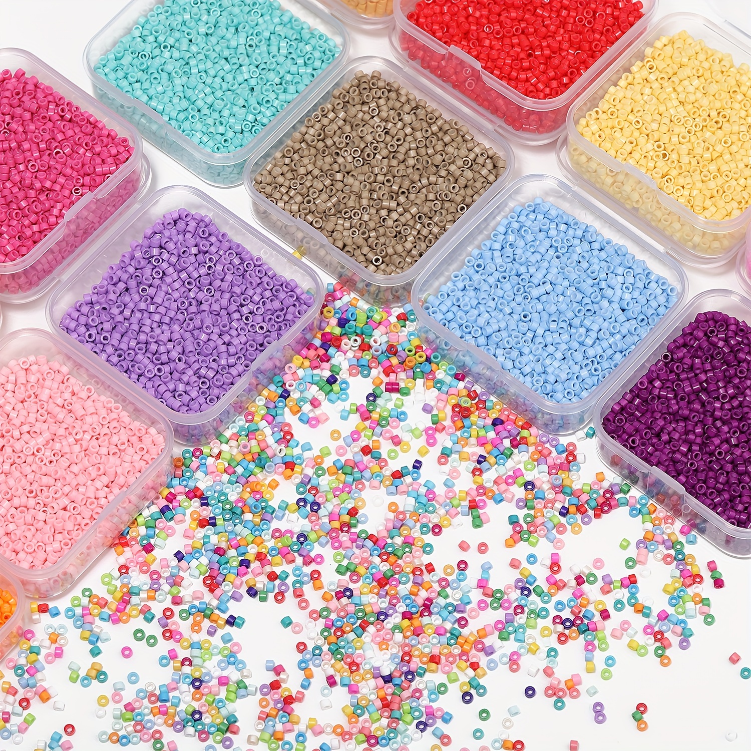 Size 6/0 Czech Glass Seed Beads - 10 Bags Assorted Colors For Jewelry Making & Crafts 12 thumbnail image