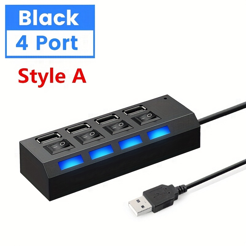 ultimate 1 Unit of a USB Hub with 7 PortsOr 4 Ports, Featuring a Power On/Off Switch, Suitable for Pcs And Laptops 3 ultimate 1 Unit of a USB Hub with 7 PortsOr 4 Ports, Featuring a Power On/Off Switch, Suitable for Pcs And Laptops - Image 3