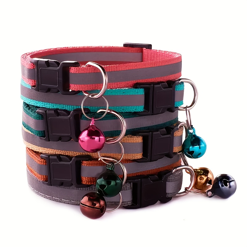 11pcs Reflective Detachable Pet Collars Set
