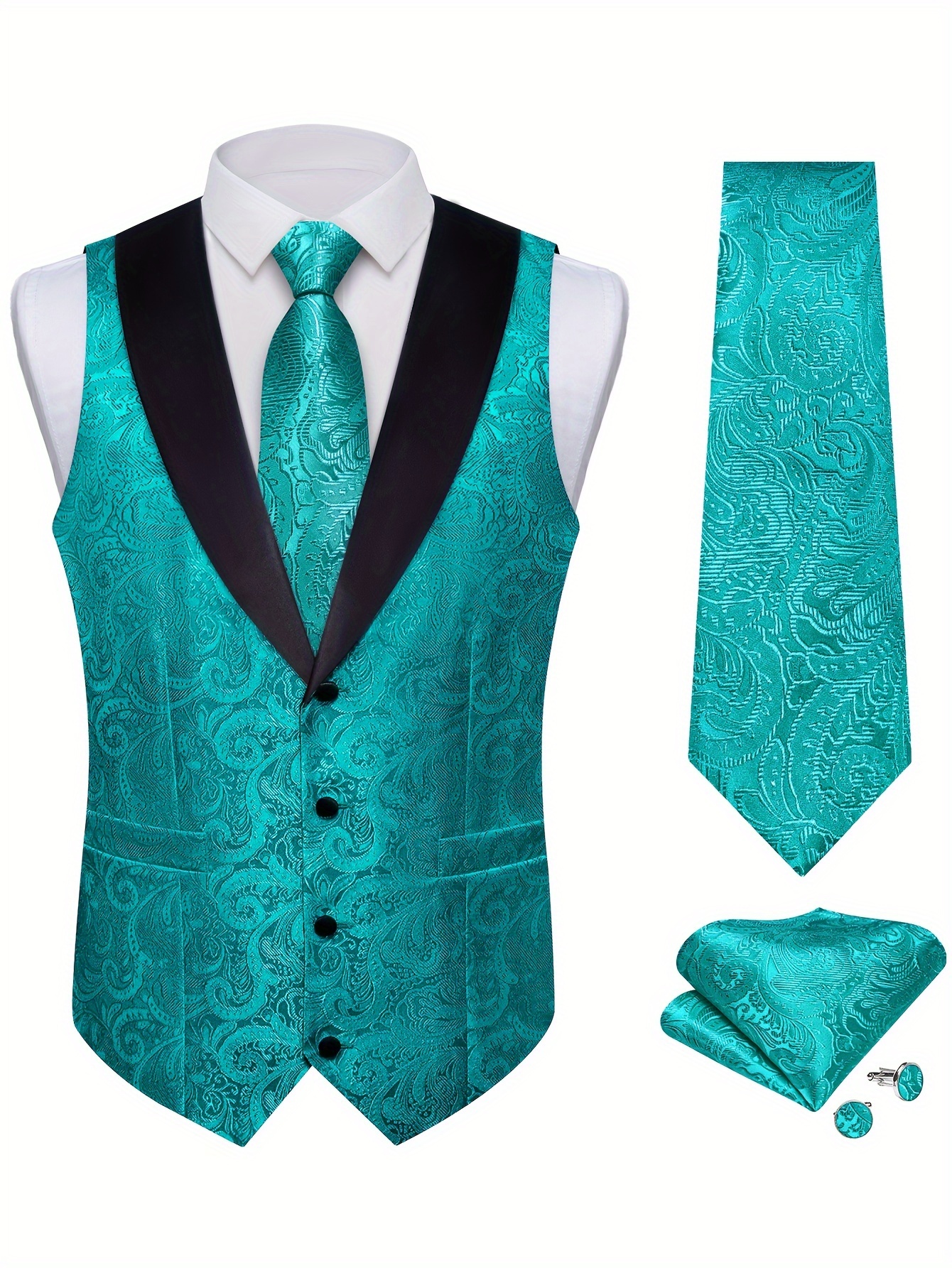 traje vestir hombre estampado Temu Spain