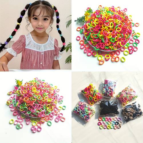 40 70 140pcs s high elastic hair ties braid hairstyle fixing firm headband cute candy colored hair ties hair rings towel circle elastic bands suitable for s gifts outdoor