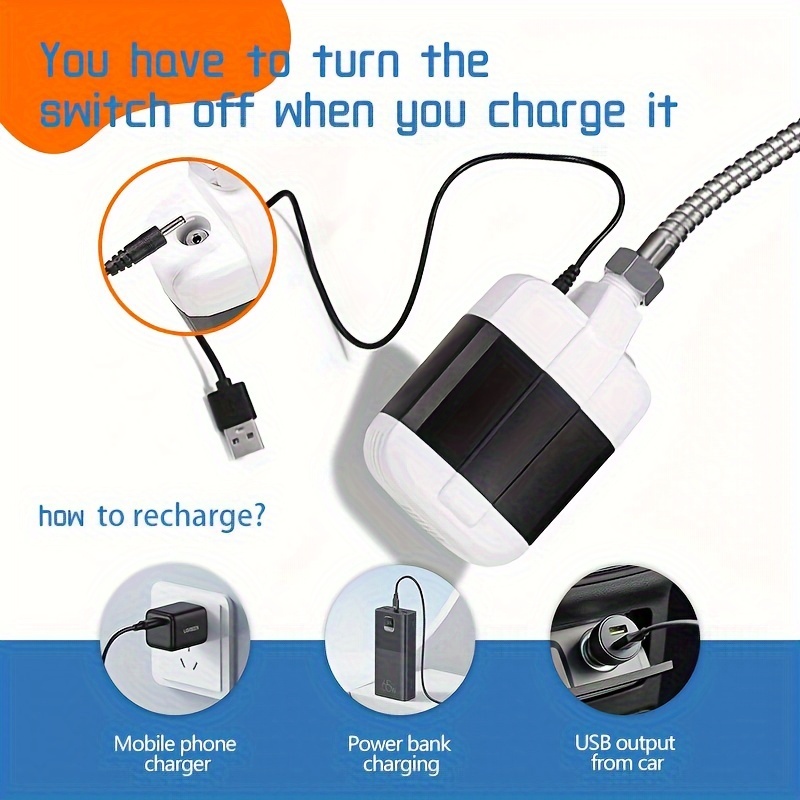 puerta de ducha eléctrica portátil para camping con carga usb, ideal para playa, natación y senderismo -   manguera, kit de ducha externa para viajes en autocaravana 5