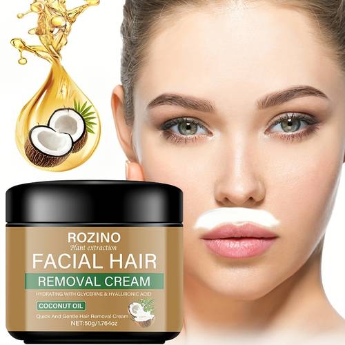 use for long lasting smoothness for 3 months 50g coconut long lasting quick hair removal cream womens hair removal cream mens hair removal cream simple hair removal instant hair removal smooth and semi permanent hair