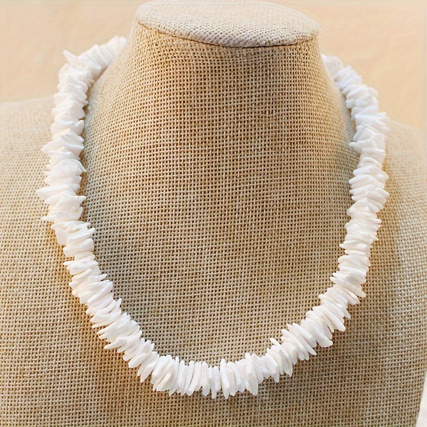 

Fashionable Irregular Seashell Chain Necklace, Gift For Men