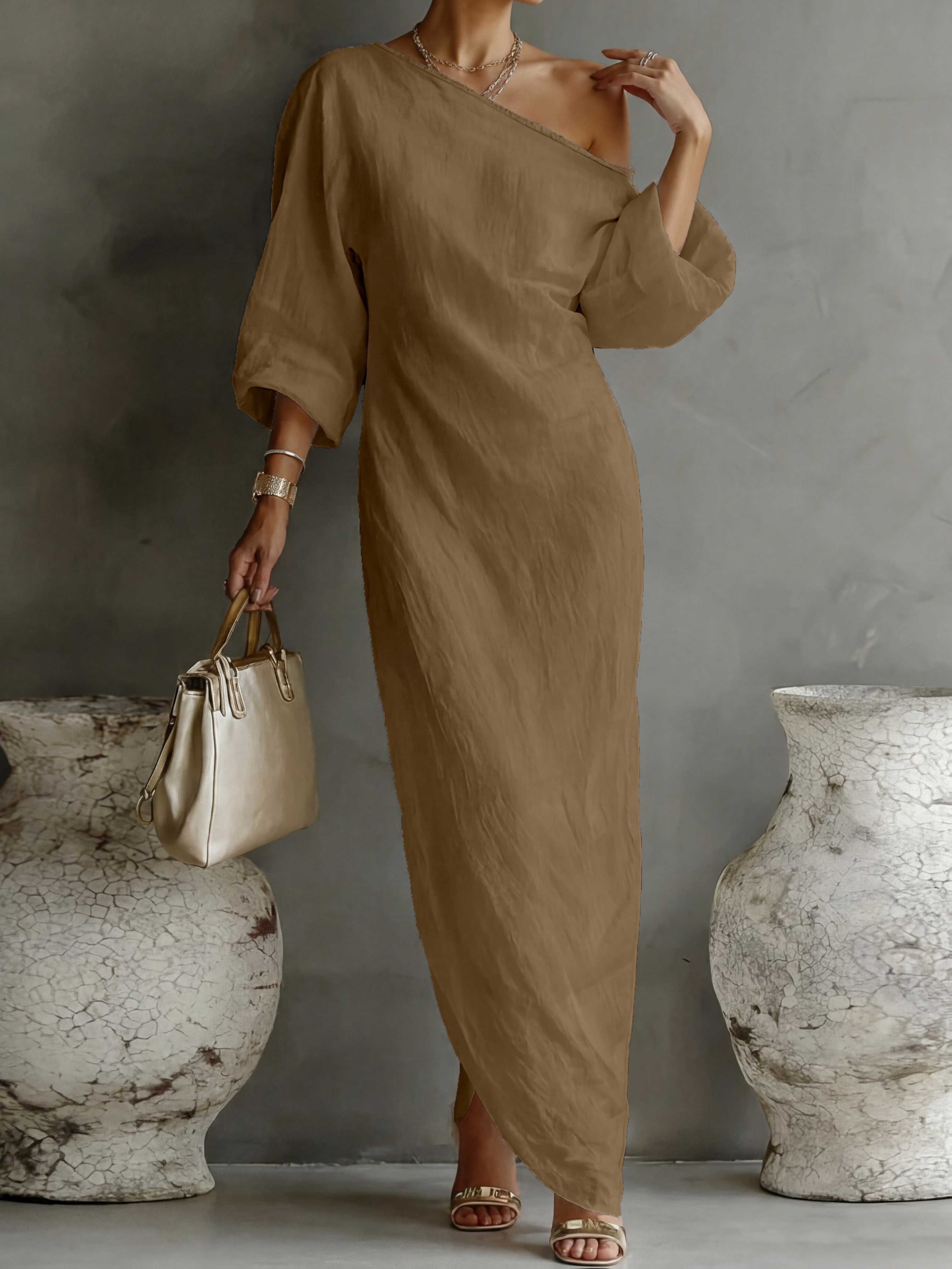 loose fitting dresses for summer loose fitting sleeveless dress, summer linen dress 2132 – Xiaolizi