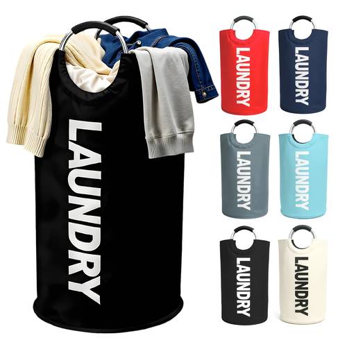 2pcs 1pc large foldable laundry basket dirt clothes basket with padded handle waterproof freestanding dirt clothes basket easter gift
