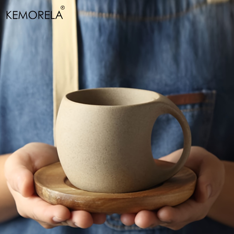 MU MO Cappuccino Tassen Aus Keramik – Weiße Porzellantassen, Spülmaschinengeeignet, Für Kaffee & Tee, Japanisches Design