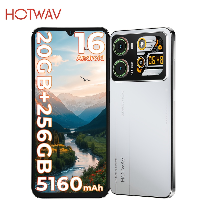 The Hotwav X100 Gt Is A And Durable Smartphone, Featuring A 6.9-inch Display, A 2.02-inch Secondary Screen On The Back, 16 System, A 5160 Mah Battery, 8gb Of (expandable To 20gb), 256gb Of Storage