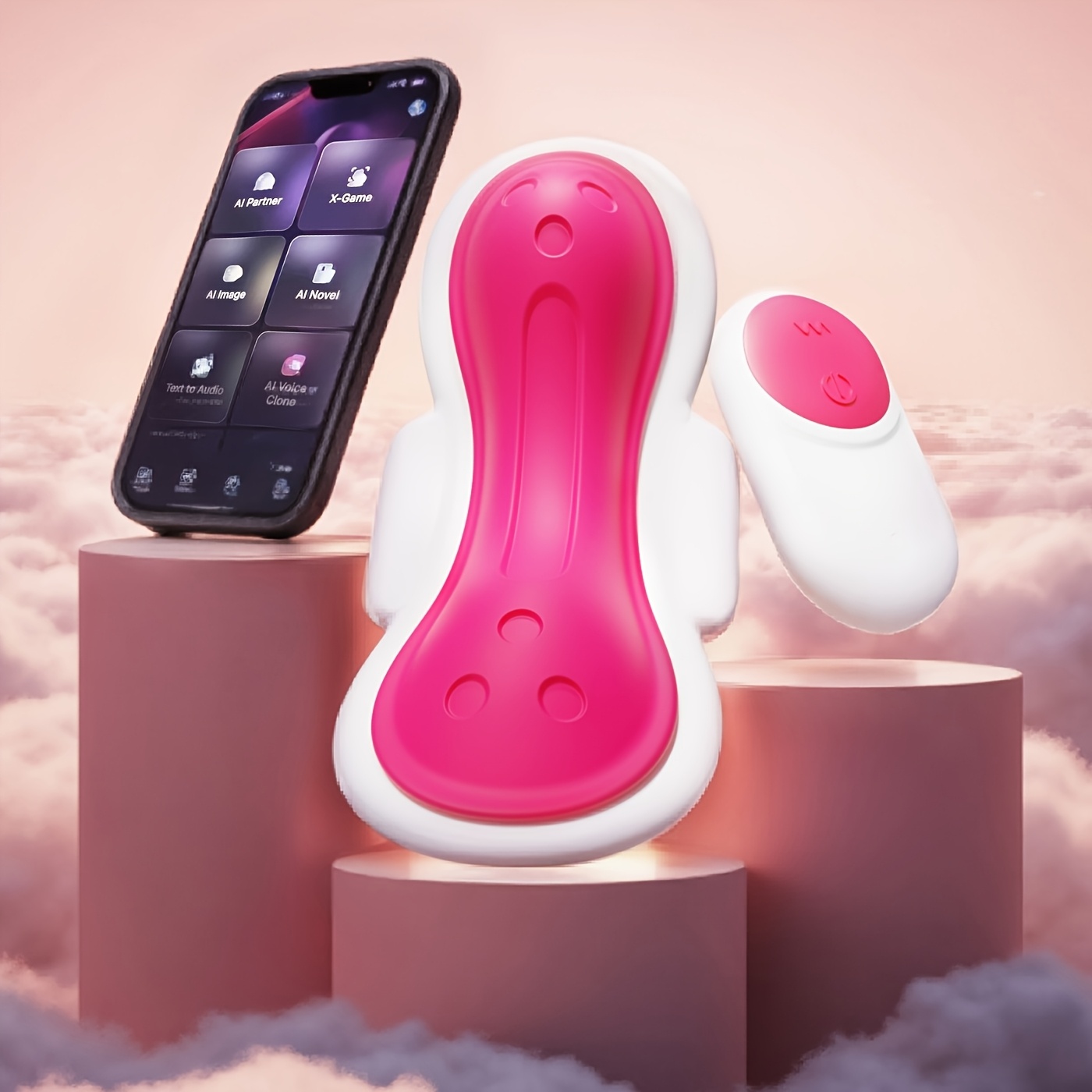 1pc wearable panty   control  s adult   toys for women or couples clitoral mini egg bullet     rose toy g spot   vagina stimulator with tongue licking   machine     machine   Product details 3