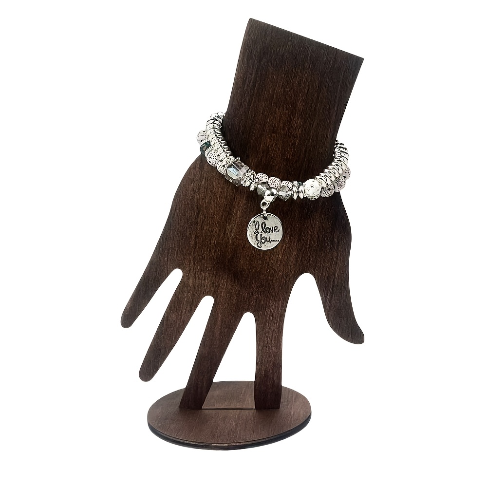 Fashionable Palm-shaped Jewelry Storage Box - Perfectly Suitable For Displaying Earrings, Necklaces, Rings, And Bracelets - An Ideal Gift , Wooden Craft, Jewelry Boxes