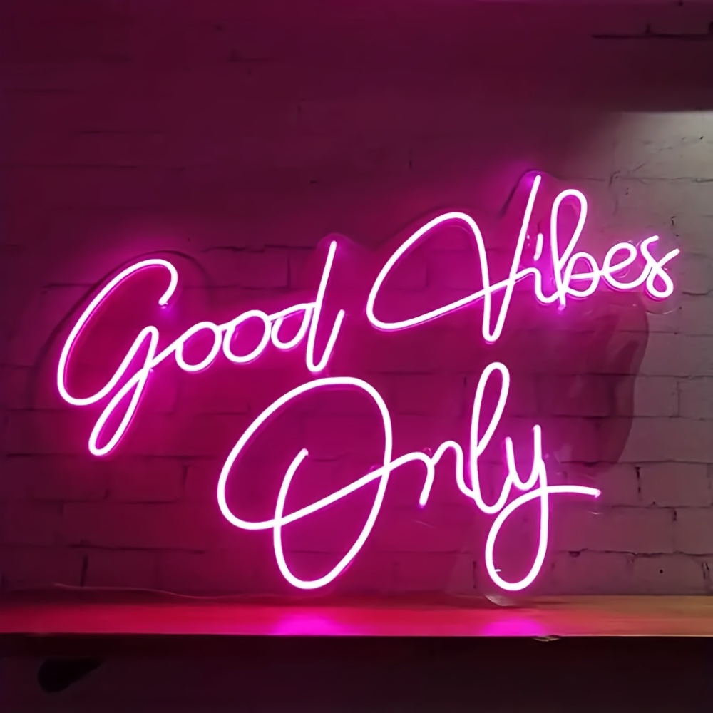 Good Pink Led Neon Sign - Usb Powered Wall Decoration, Suitable For Bedroom, Party, Bar, Club Or Home - Display, Plastic Material, Easy To Hang On The Wall