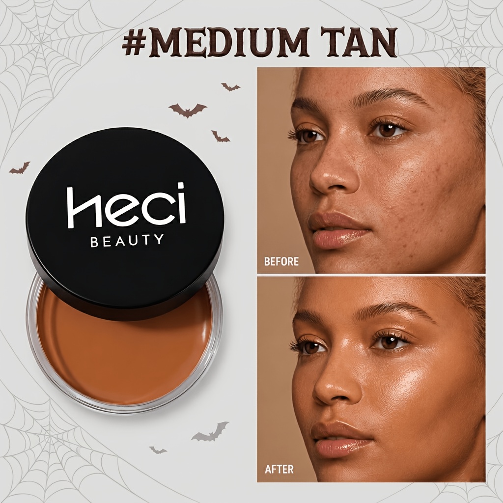 Image of 6-color Y Smooth Bronzing Paste With A Creamy Texture And Pigmented Formula, Long-lasting Radiance. Suitable For Types, For Face And Body. Perfect For Three-dimensional As A Halloween Base Makeup