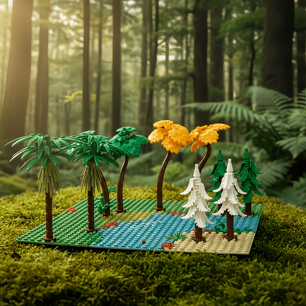 10pcs Tree Set Building Blocks Toys