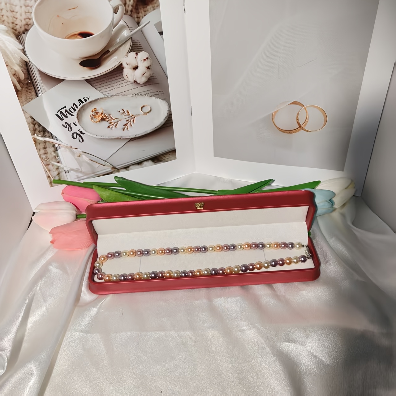 Bohemian Style 8mm Freshwater Pearls Necklace