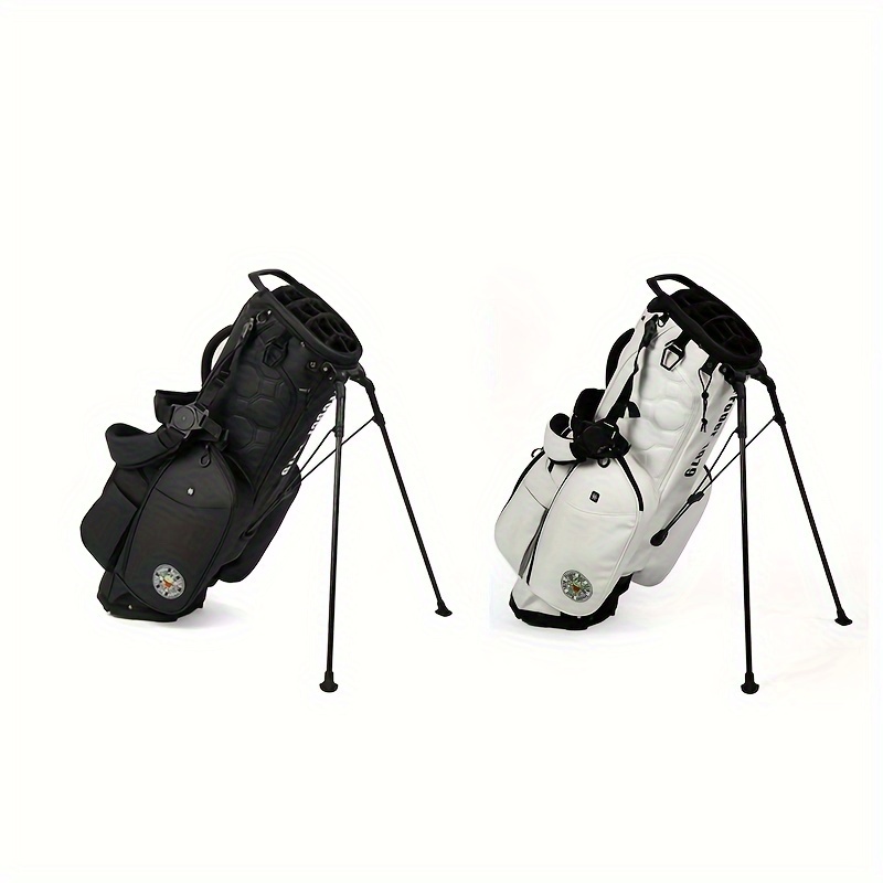 14 way adjustable double straps golf stand bag pu lightweight multi   club bag magnetic pocket 4   pockets Product details 6