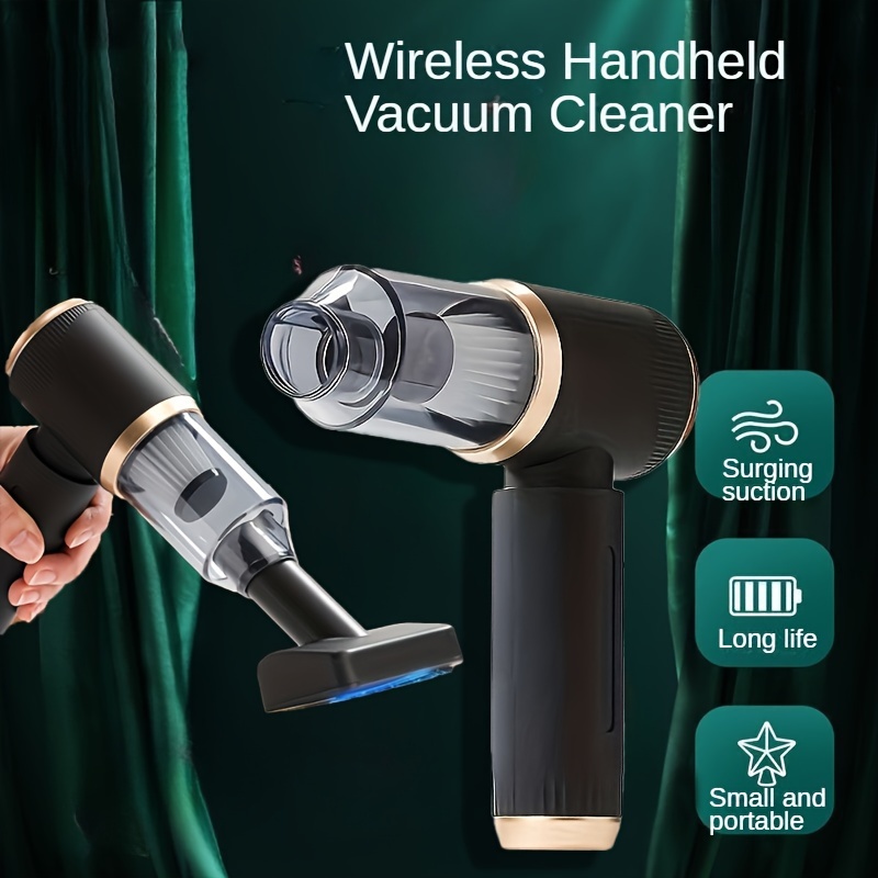 

Powerful Cordless Vacuum Cleaner Set With Long- Battery, Compact & Portable Design For Easy Blowing And Sucking - Ideal For Cars, Bedrooms, Living Rooms & More