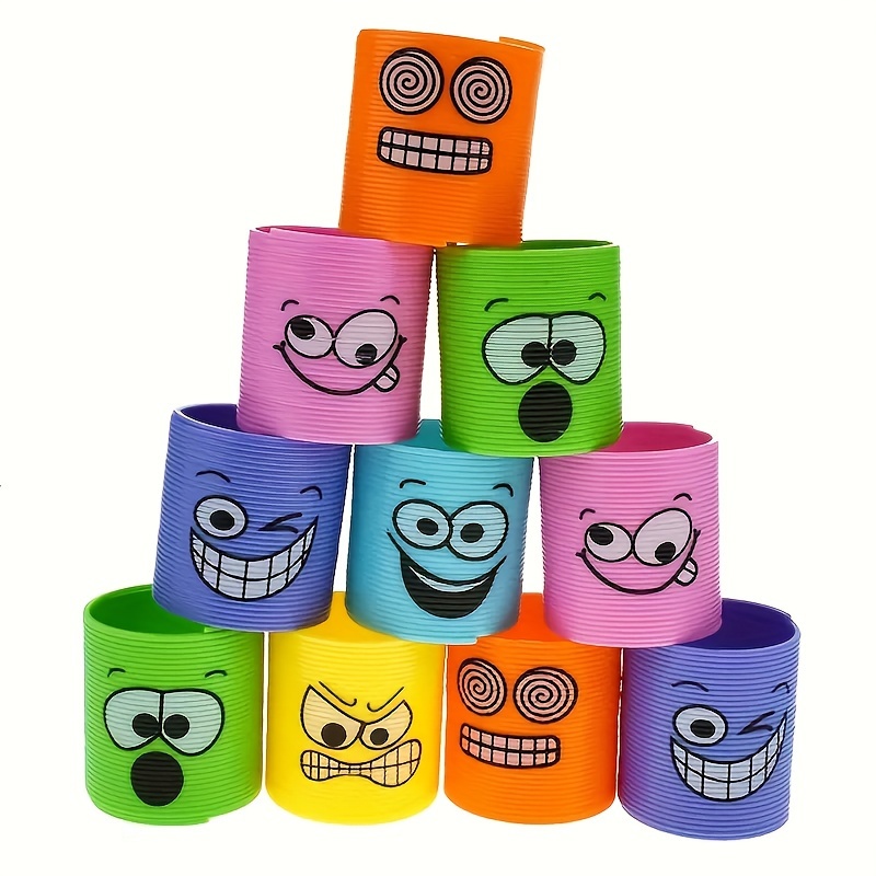 12pcs/24pcs Funny Pack Spring Coil Toy: Mini Spring Bulk Toy for Parties, Carnivals, Halloween, Christmas, Birthdays, and Easter - Suitable for Ages 3