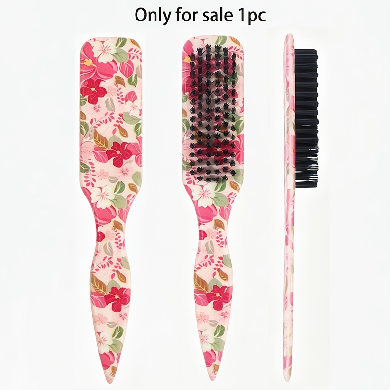 TEMU a Larga Professionale per Sezionatura di Precisione, Capelli Spessi/Pesanti - Design a Larga con Setole in Nylon per Code Lisce, , Dreadlocks ed