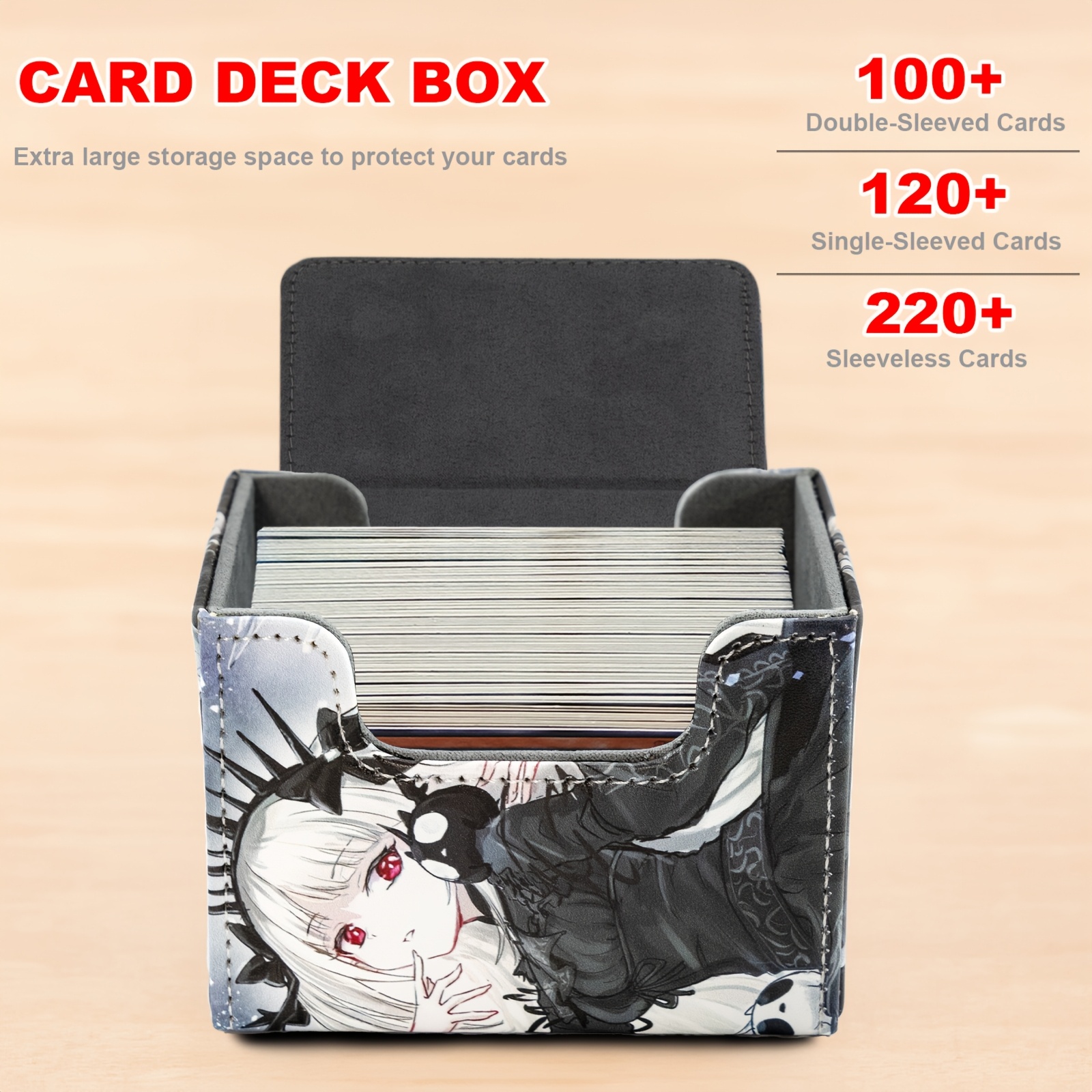 yugioh anime deck box gothic anime deck box yugioh baoa qu fits 150 single sleeved