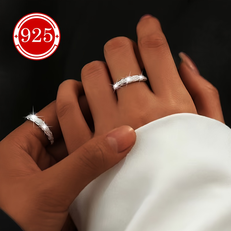925 Sterling Silver Hypoallergenic Rings for Couples