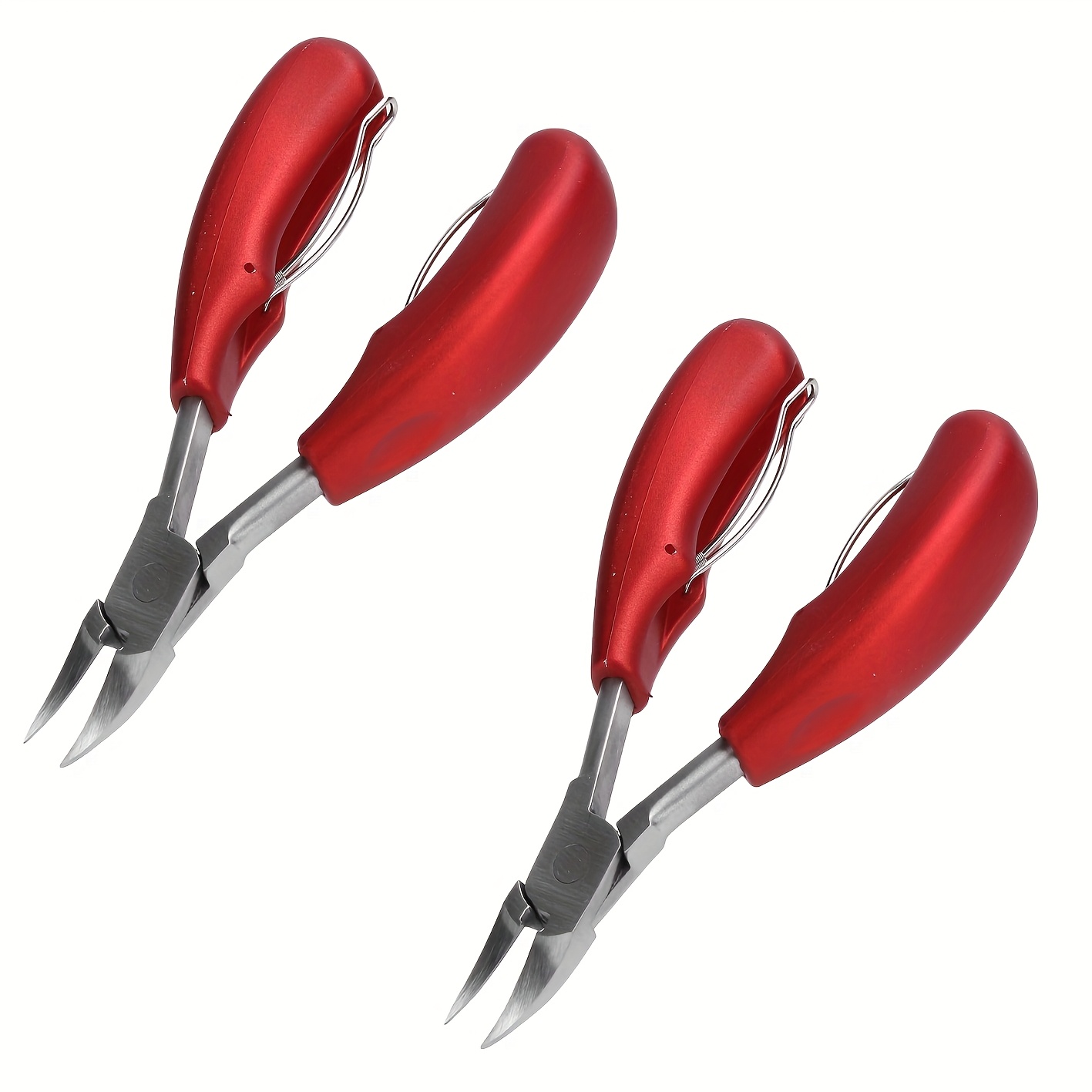 TEMU 2pcs Podiatrist Toenail Clippers - Nail Nipper For Seniors - For Thick & Ingrown Toe Nails - With Extra Sharp Blade