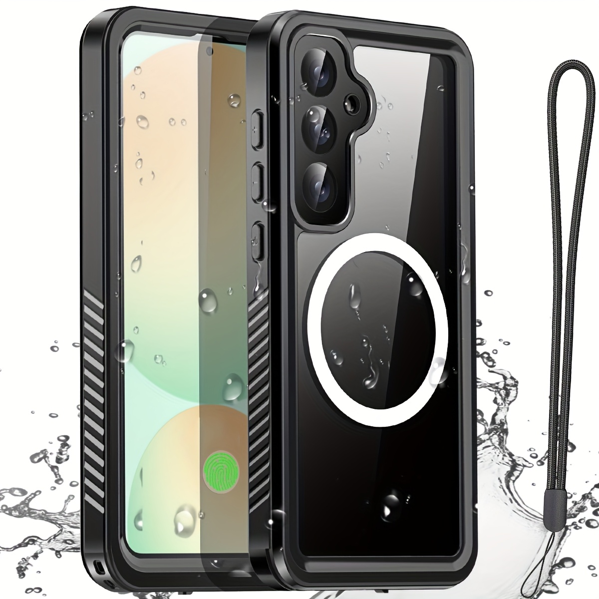 TEMU Durable And Waterproof Protective Case For The S24 Fe, Featuring A And Shock-resistant Capabilities.