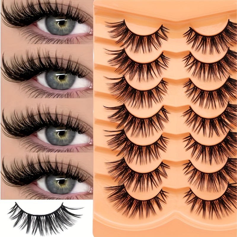 

Jieshm Luxe 3d Plush False Eyelashes - , Fluffy & Lightweight For Beginners | Reusable Self-adhesive C/d Lashes In Multiple Styles (10-12mm/16-18mm/6-9mm)