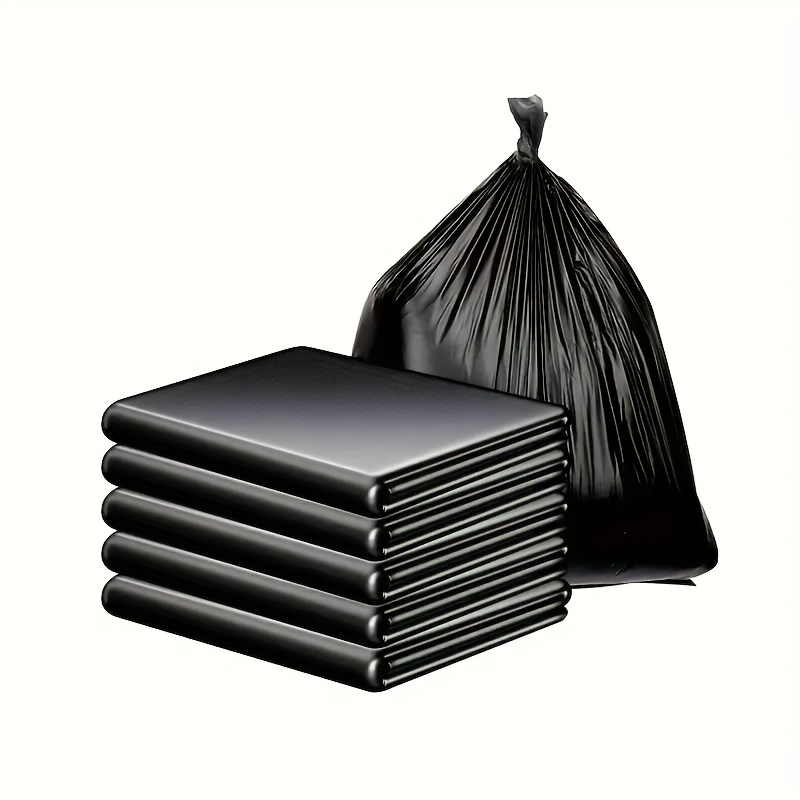 

Heavy-duty 240l Black Garbage Bags For Hotel Kitchens, Featuring A Flat Opening And Made From 80 Times Plastic.