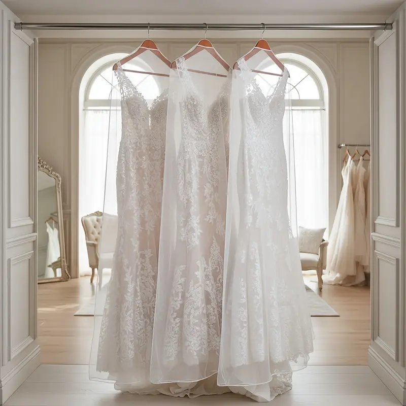 wedding dress garment bag White Side Zip Garment Bag