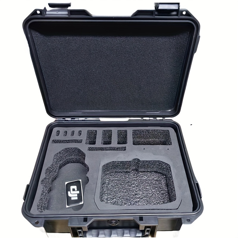 TEMU 4 Pro Explosion-proof Case - Waterproof, Shockproof With Eva Lining & Handle - Fits Dji Rc/rc2/rc-n1/n2 Controllers