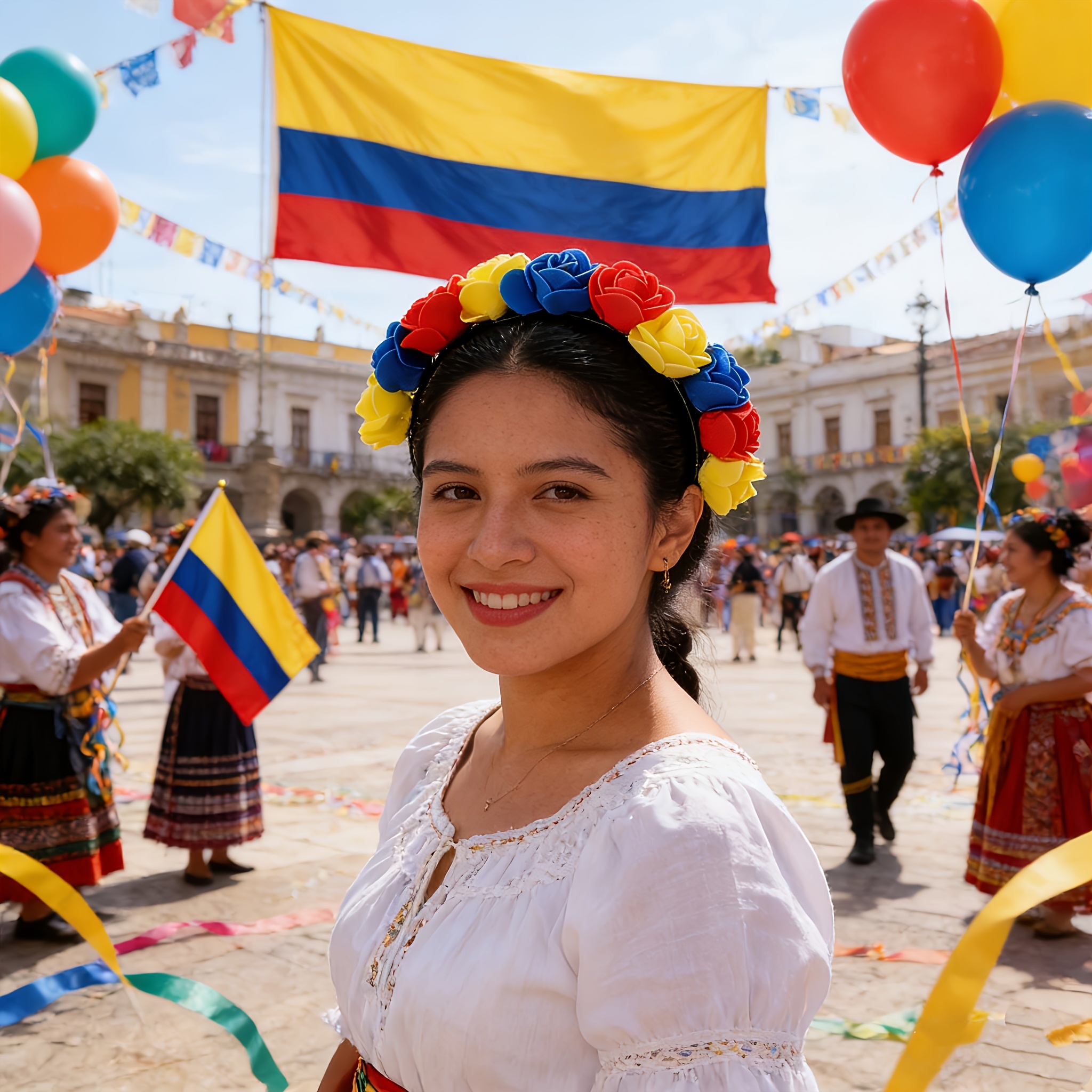 TEMU de corona de flores bohemia, accesorio para el cabello floral , y azul para fiestas festivas